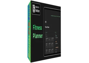 fitness planner notion template